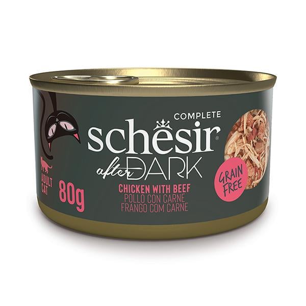 Консерва Schesir After Dark Chicken With Beef 80 г