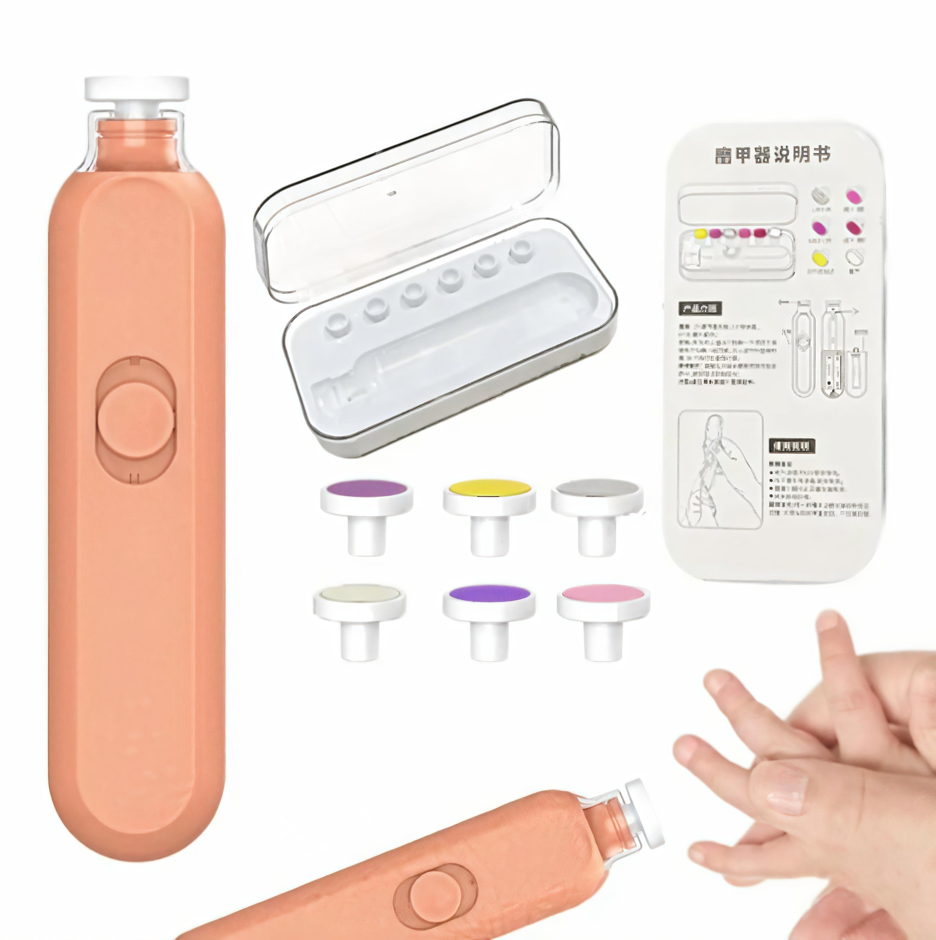 Электрическая пилочка-кусачки с подсветкой для подпиливания ногтей у детей - фото 3 Электрическая пилочка-кусачки с подсветкой для подпиливания ногтей у детей - фото 3