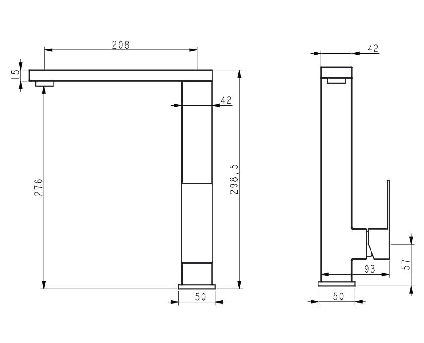 Змішувач для кухні Venta VC403FS - фото 3