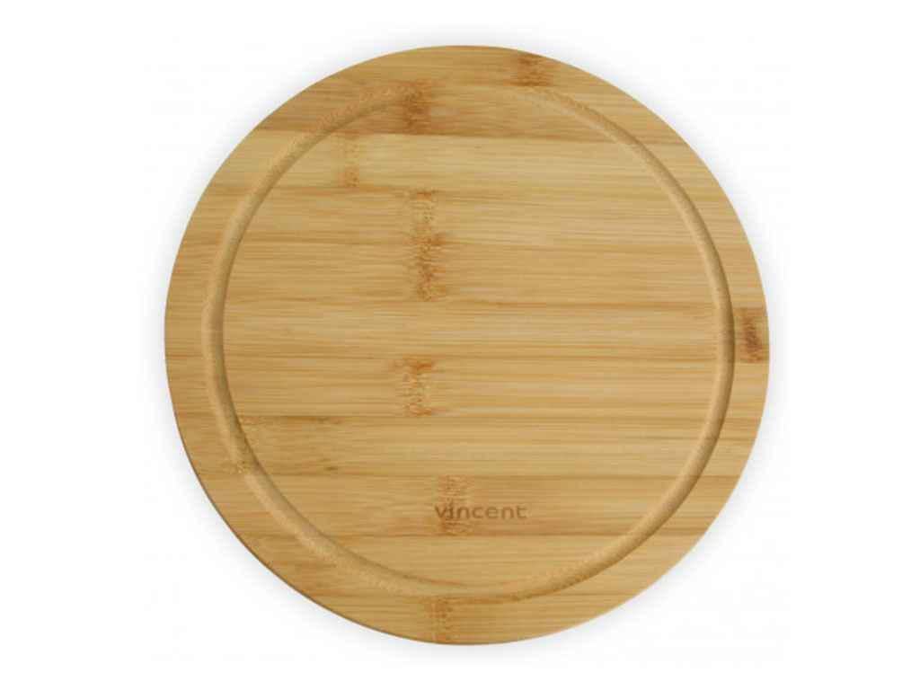 Дошка обробна Vincent VC-2103-24 бамбукова кругла 24х24х1,2 см (703065)