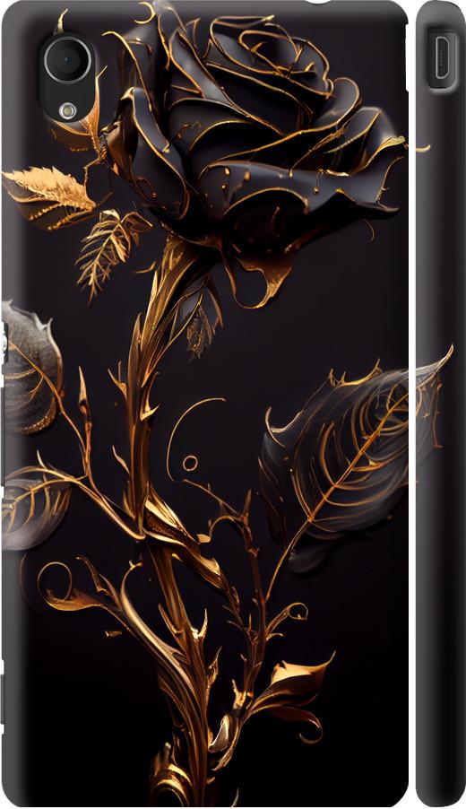 Чехол на Sony Xperia M4 Aqua E2312 Роза 3 (5552m-162-42517) Чехол на Sony Xperia M4 Aqua E2312 Роза 3 (5552m-162-42517)