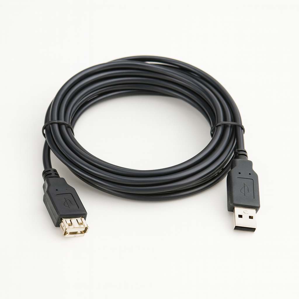 Кабель Kingda B00274 USB AM-AF 3 м Черный (562629)