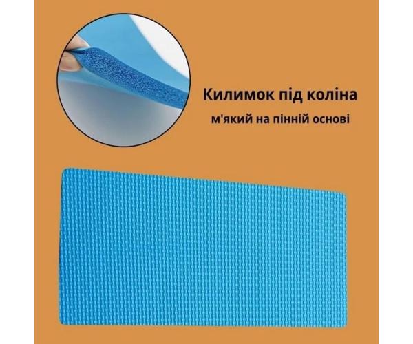 Колесо-тренажер Wheel Roller R-438для преса живота з таймером та килимком Помаранчевий (ftlx-991) - фото 5