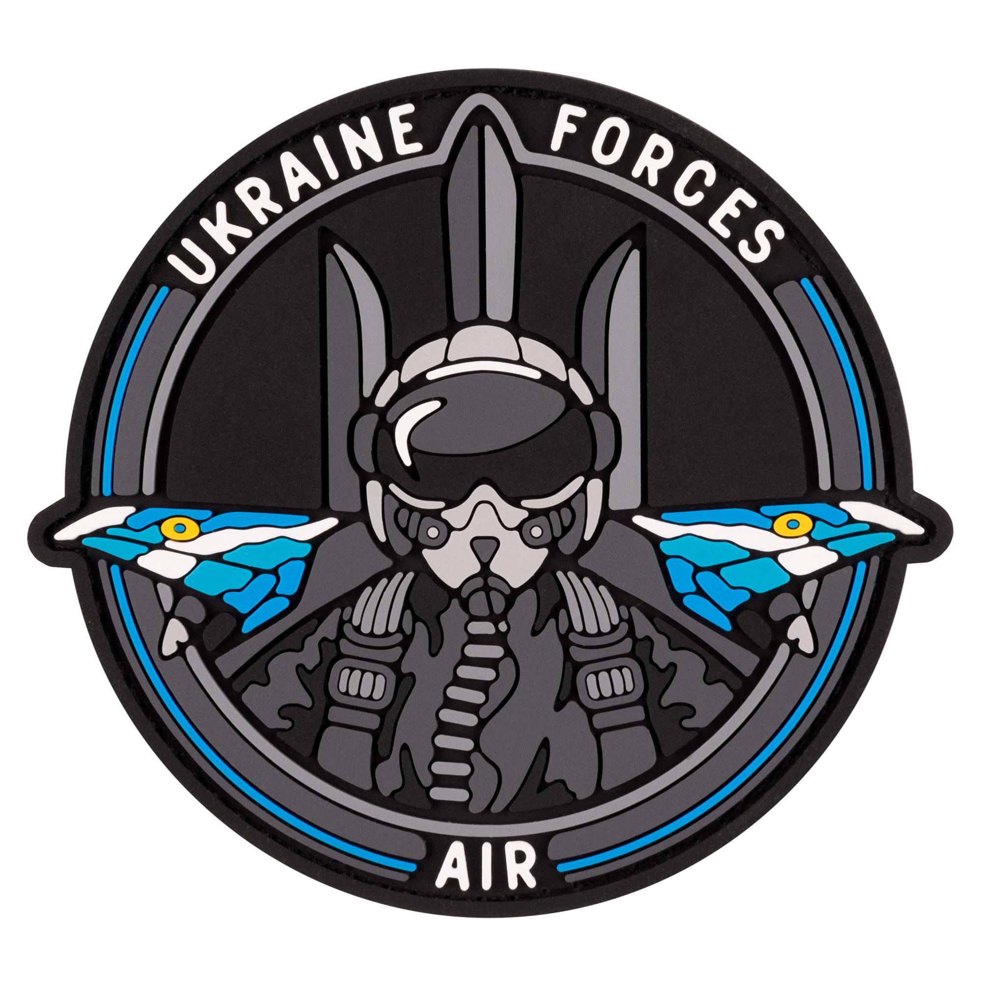 Патч ПВХ Brand Element "Ukraine Forces AIR" (BE-052)