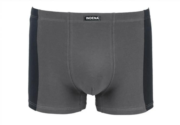 Мужские боксеры стрейчевые INDENA XL р. 46-48 2 шт. Темно-серый (81076)