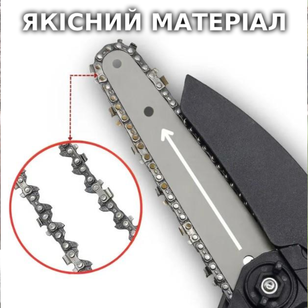 Пила-міні акумуляторна ланцюгова 48 V 6" 2 акб з кейсом (27721961) - фото 6 Пила-міні акумуляторна ланцюгова 48 V 6" 2 акб з кейсом (27721961) - фото 6