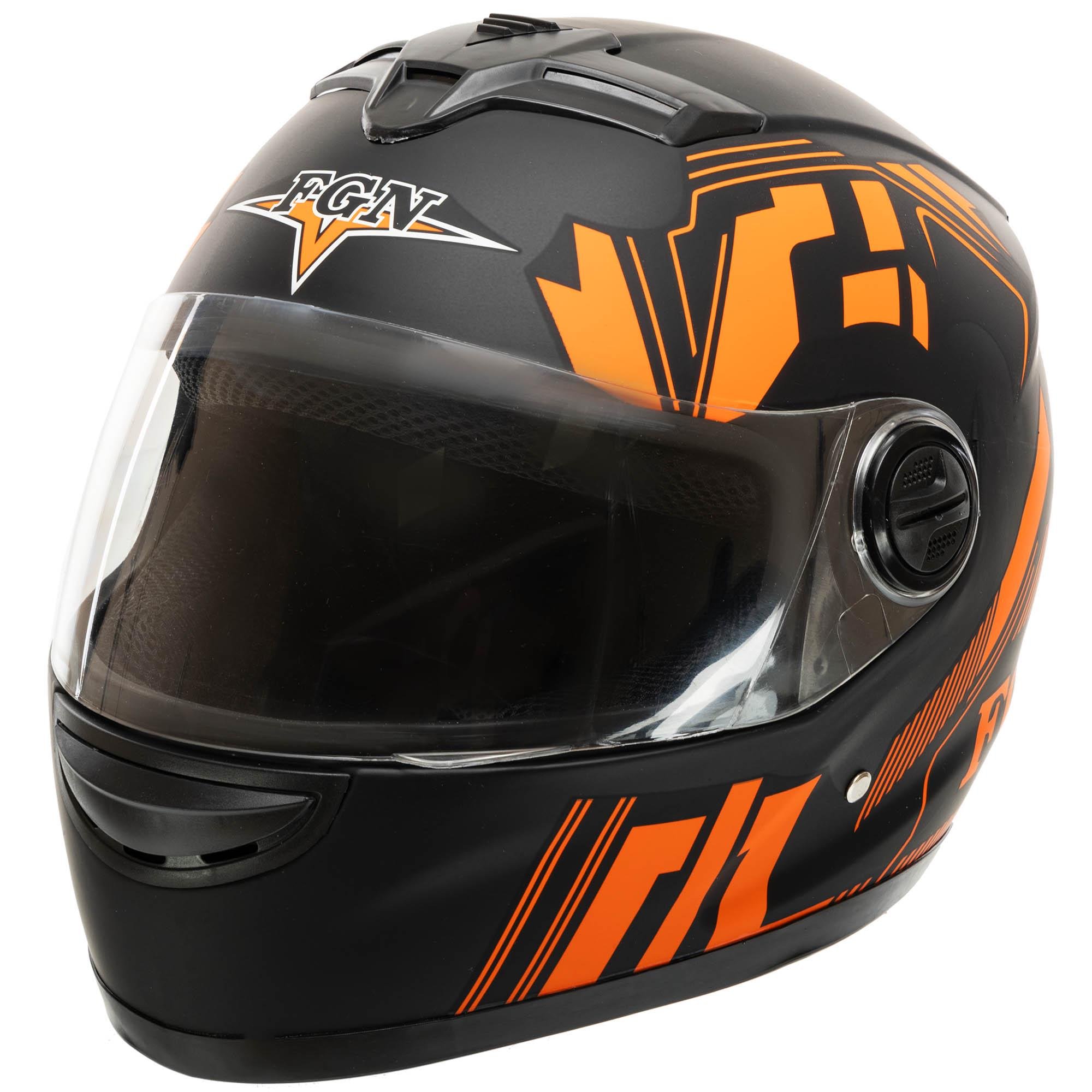 Мотошлем интеграл FGN FGN-828 full face L Черный Мотошлем интеграл FGN FGN-828 full face L Черный