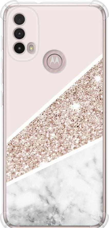 Чехол на Motorola E40 Пастельный мрамор (4342sp-2660-42517)