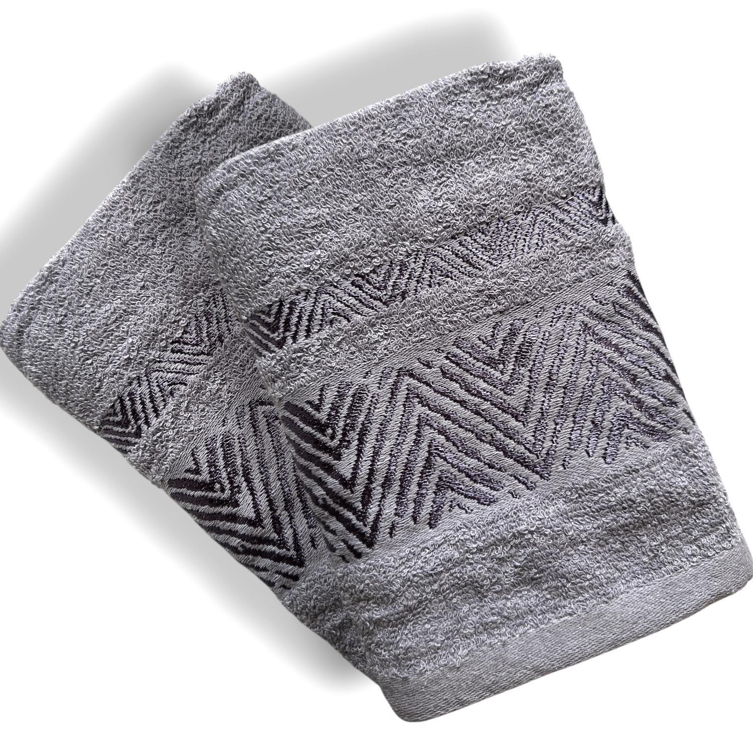 Полотенце махровое Malloory Home 45x95 см Светло-серый (6723-1) - фото 2