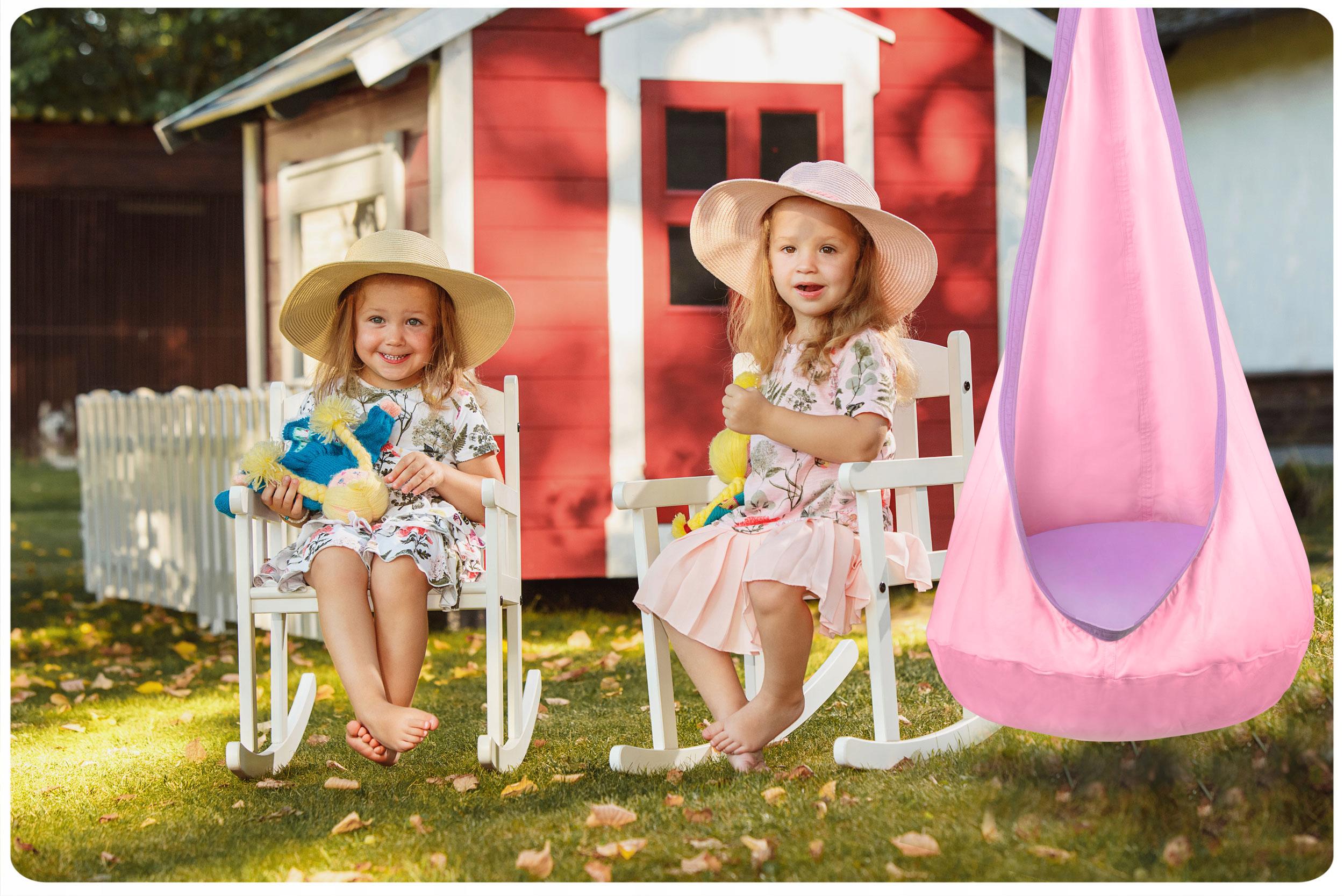 Детские качели подвесные NEO-SPORT Гнездо-кокон с подушкой Розовый (23525601) - фото 4 Детские качели подвесные NEO-SPORT Гнездо-кокон с подушкой Розовый (23525601) - фото 4