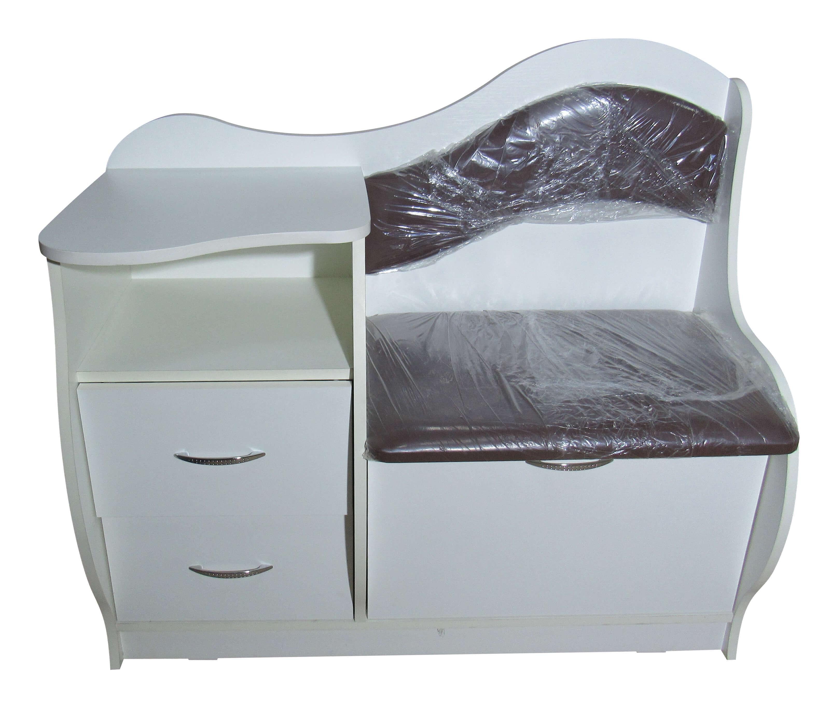 Тумба для обуви МАКСИ-МЕбель Миха 750х920х420 Белый гладкий (5102297)