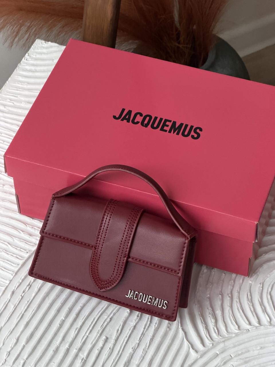 Сумка жіноча Jacquemus Le Bambino Mini Bag через плечі Бордовий (2880840619) Сумка жіноча Jacquemus Le Bambino Mini Bag через плечі Бордовий (2880840619)