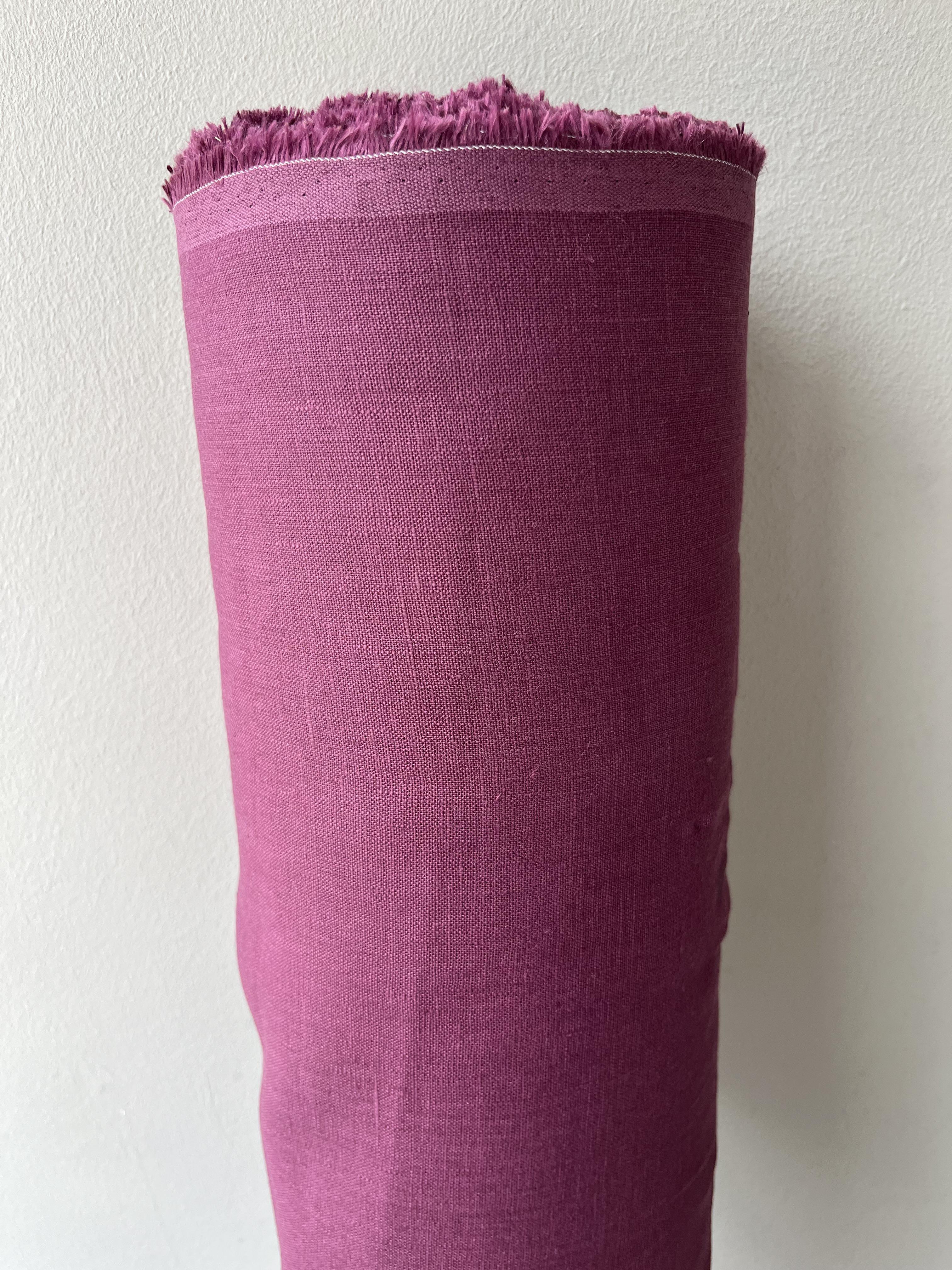 Ткань скатертная Linen Plus 100% лен 143 см 1283 Бордовый - фото 1 Ткань скатертная Linen Plus 100% лен 143 см 1283 Бордовый - фото 1