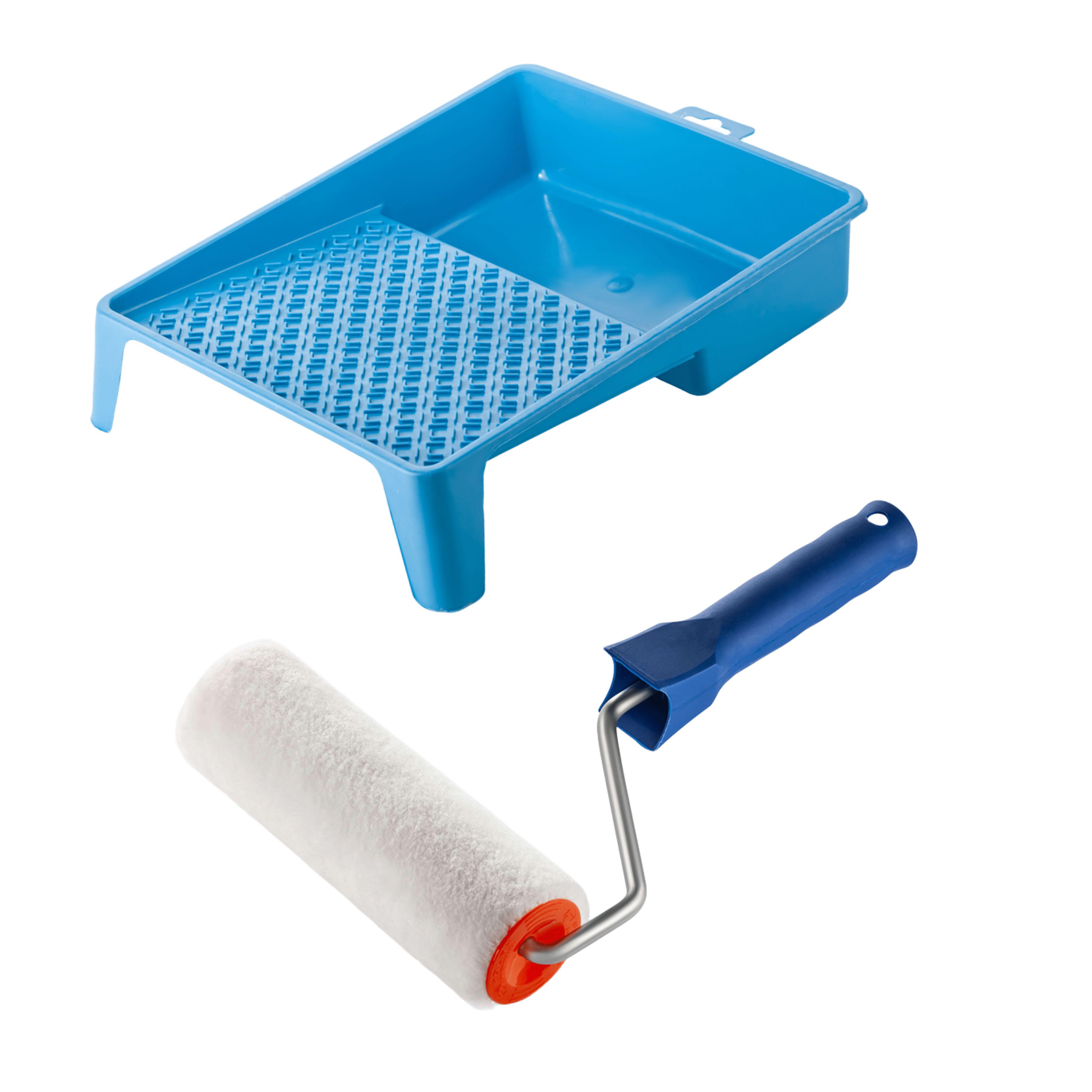 Валик Велюр 180х45 мм с ручкой и ванночкой (770-184)