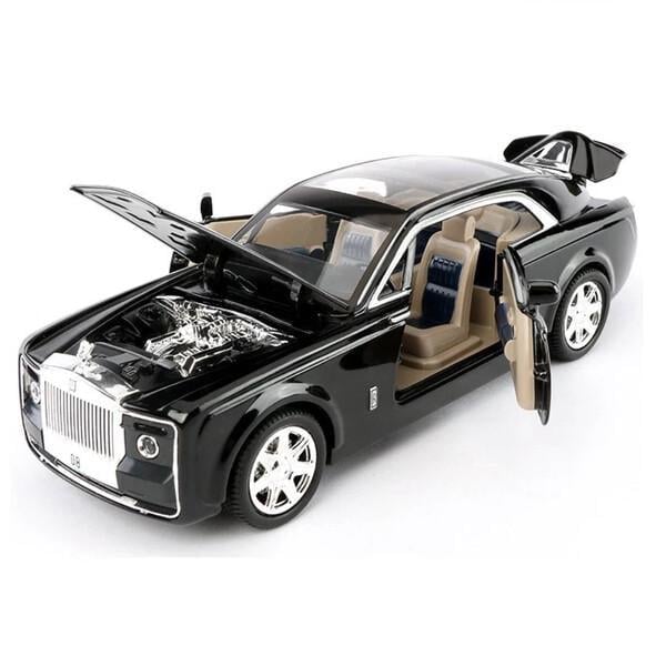 Коллекционная машинка ТК Union Group Rolls Royce моделька 1:24 Черный (34898)