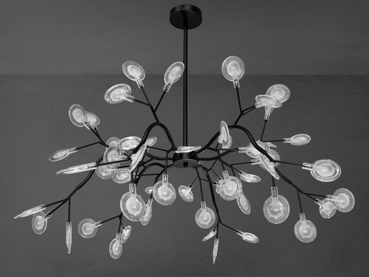 Люстра Светлячок 886-54CBK-LS на 54 лампы Черный (2443146859) - фото 2 Люстра Светлячок 886-54CBK-LS на 54 лампы Черный (2443146859) - фото 2