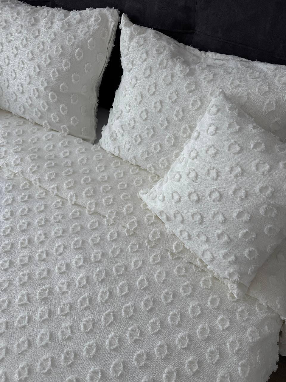 Покривало Інгрід 120x250 см Молочний (22899-2-120x250cm) - фото 6 Покривало Інгрід 120x250 см Молочний (22899-2-120x250cm) - фото 6