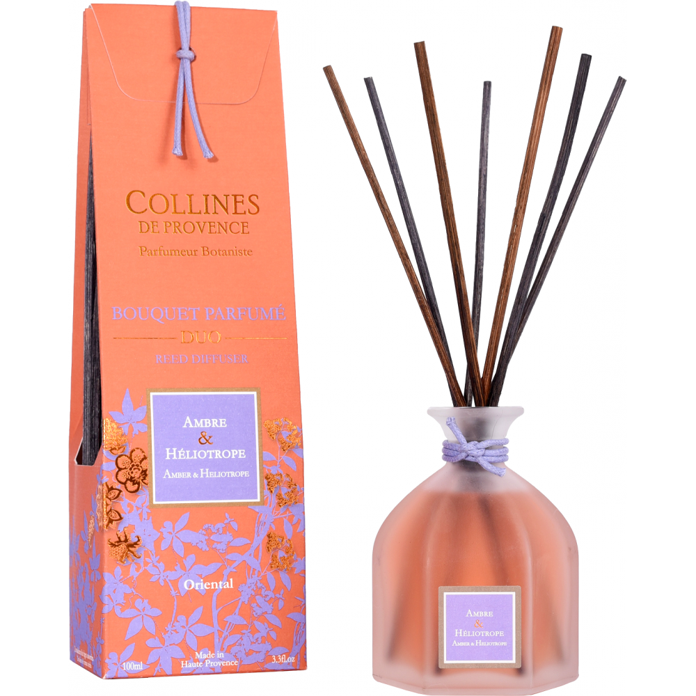 Аромадифузор Collines de Provence Amber & Heliotrope 100 мл (CNT00010627)