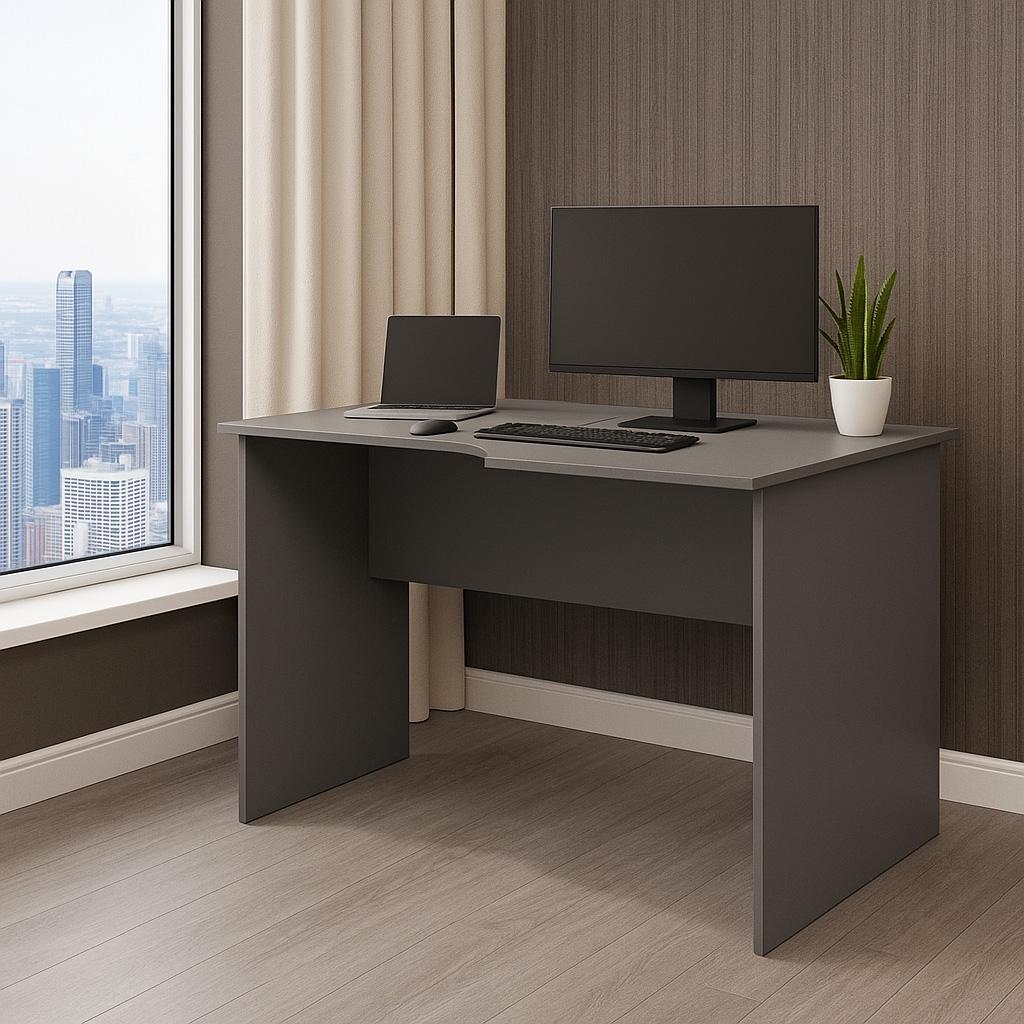 Стіл кутовий правий ОП-202 Графіт (400753) - фото 2 Стіл кутовий правий ОП-202 Графіт (400753) - фото 2