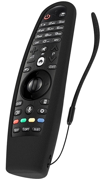 Чехол силиконовый для пульта LG AN-MR650/AN-MR18BA/AN-MR20GA Prime Tech PREMIUM Черный (3384)