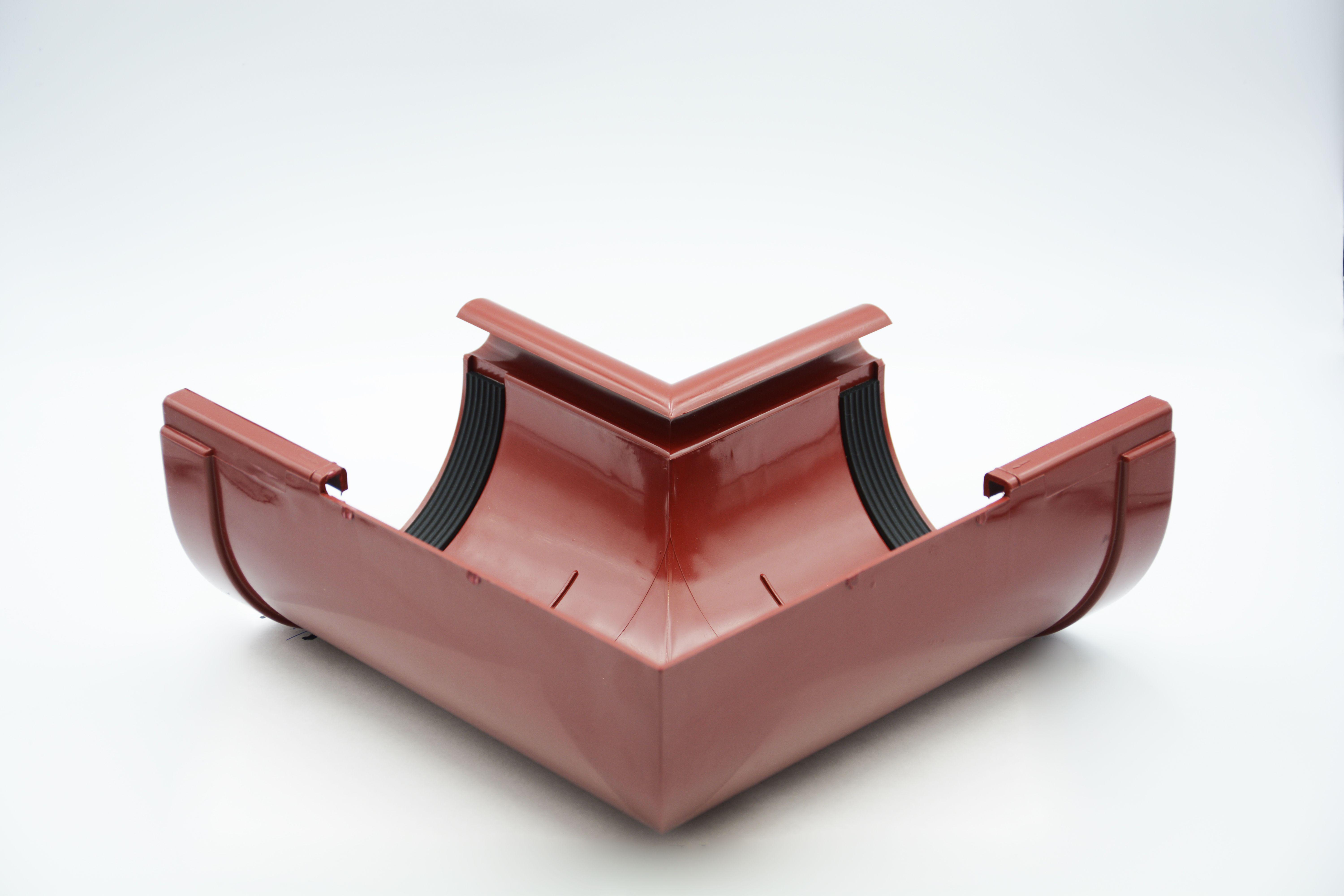 Кут ринви внутрішній RAINWAY 90° D 90 мм RAL 3004 Червоний (10.090.10.004.RW) Кут ринви внутрішній RAINWAY 90° D 90 мм RAL 3004 Червоний (10.090.10.004.RW)