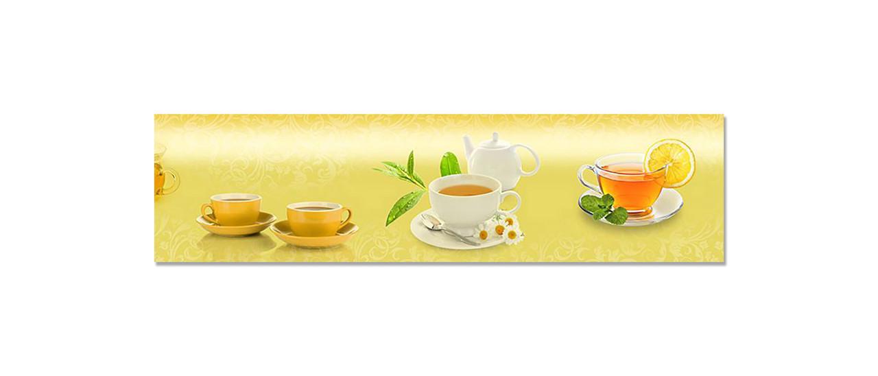 Наклейка виниловая на кухню Zatarga Чай с Лимоном 650х2500 мм (1294193549)