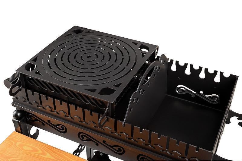 Мангал-барбекю для дачи Smoke House Античный - фото 10 Мангал-барбекю для дачи Smoke House Античный - фото 10