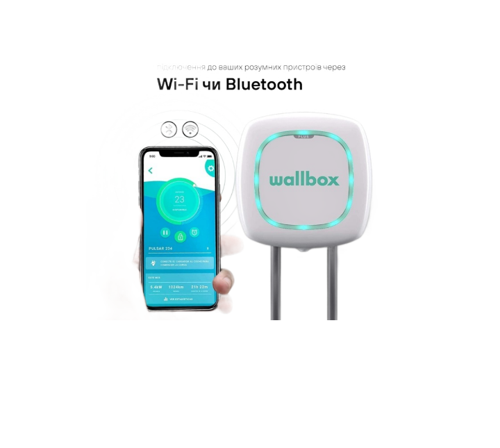 Зарядная станция Wallbox Pulsar Plus 32 А 22 кВт Туре 2 Wi-Fi Bluetooth ОСРР 5 м (PLP1-0-2-4-9-001) - фото 3