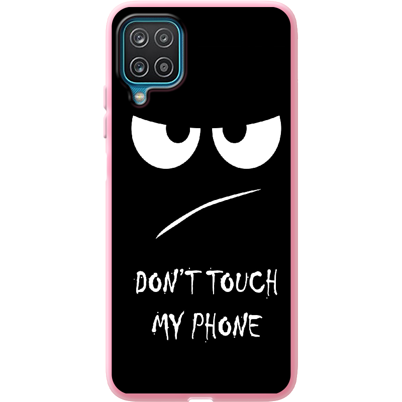 Чохол Boxface Samsung A125 Galaxy A12 Don't Touch my Phone Рожевий силікон (41506-up535-41674)
