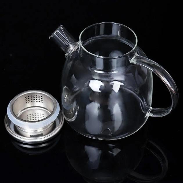 Заварник-графин Stenson R92988 з пружиною-ситом та кришкою 1,5 л (602809) - фото 7 Заварник-графин Stenson R92988 з пружиною-ситом та кришкою 1,5 л (602809) - фото 7