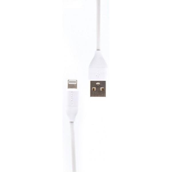 Awei Кабель AWEI CL-93 Lightning cable 1m White (87212) - фото 2