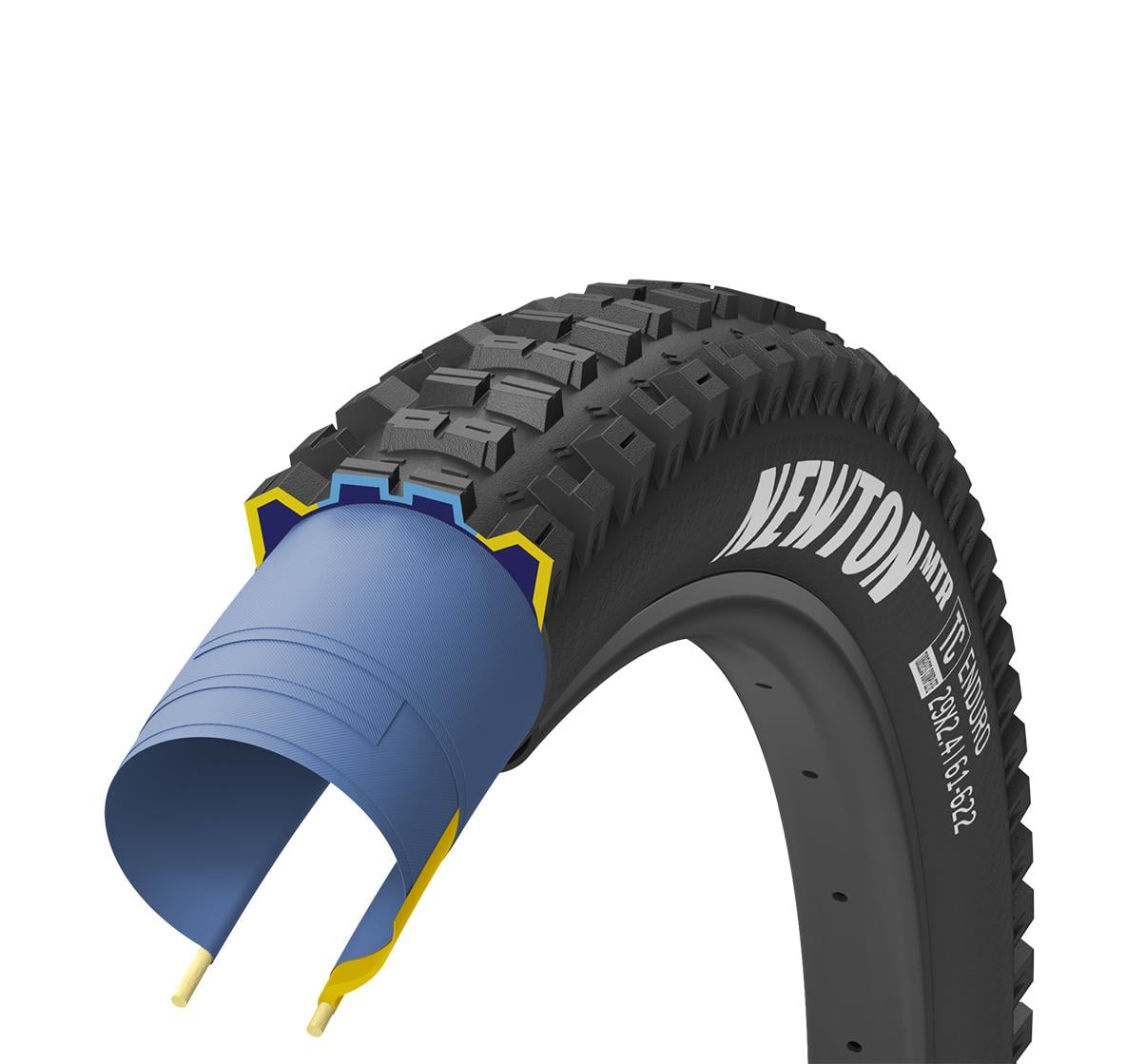 Покрышка велосипедная GoodYear NEWTON MTR Trail Tubeless Complete 27,5"x2,6"/66-584 Black (TIR-33-85)