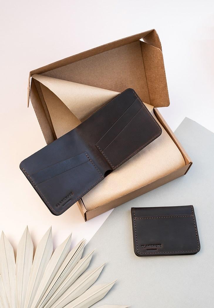 Набор подарочный кожаных аксессуаров мужской Бангкок (A-026228)