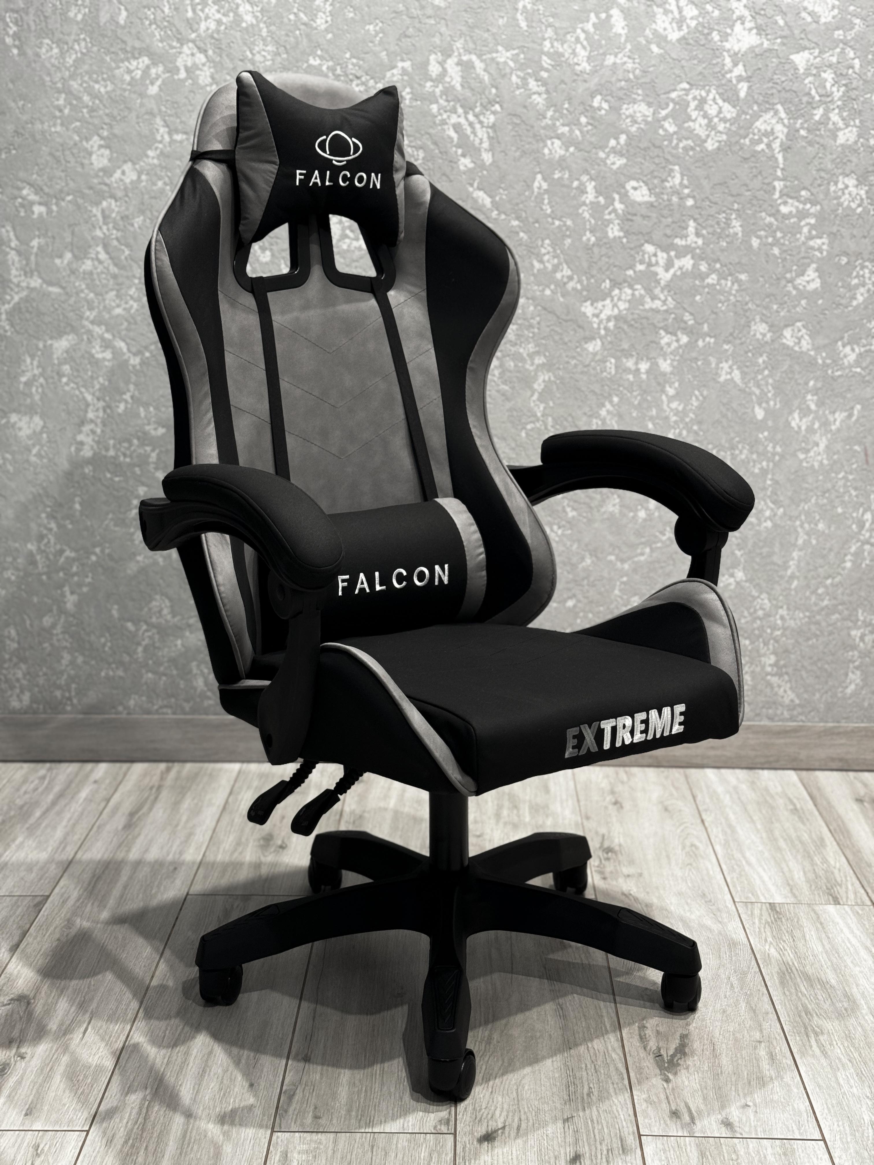 Крісло комп'ютерне тканинне Extreme Сокіл Темно-сірий