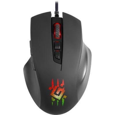 Компьютерная мышка игровая Defender Wolverine GM-700L RGB 7 кнопок 12800 dpi Черный (36261010)