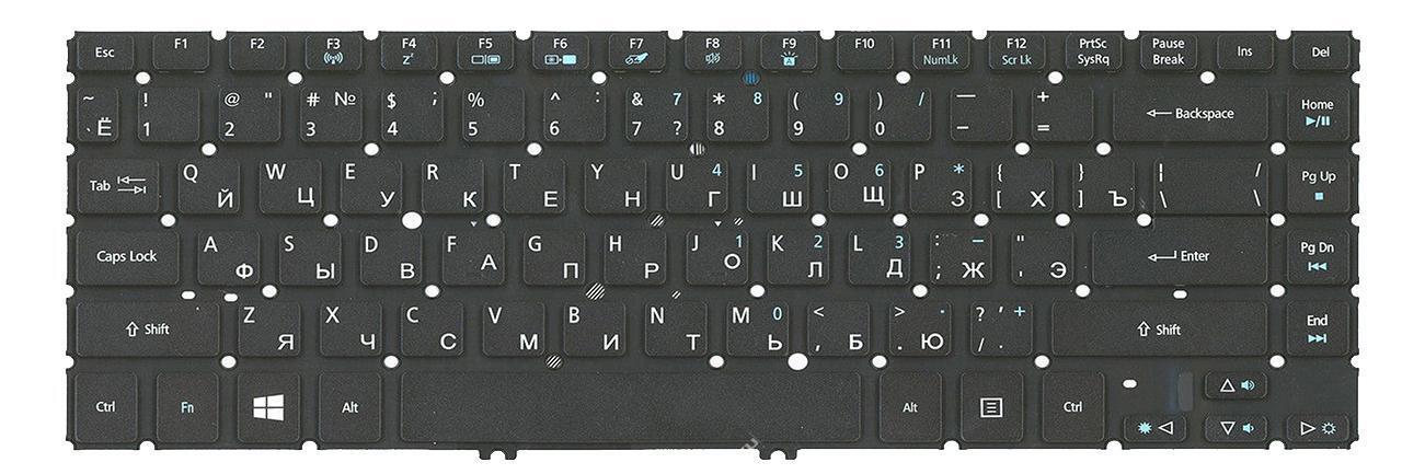 Клавиатура для ноутбука Acer Aspire V5-431P матовая (NK.I1413.001)