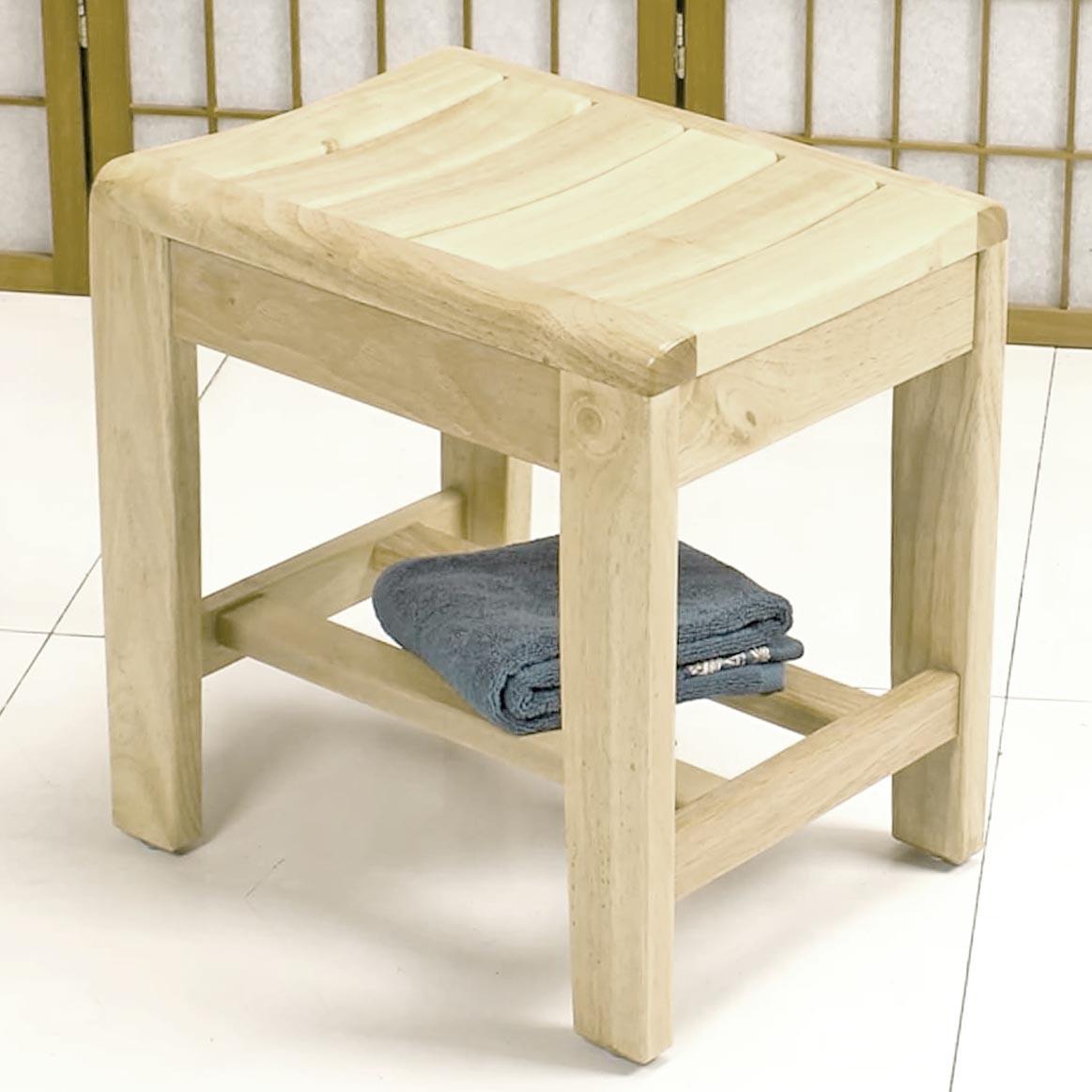 Табурет для ванной из дерева Ратанда Бланже (ТВН-000901)