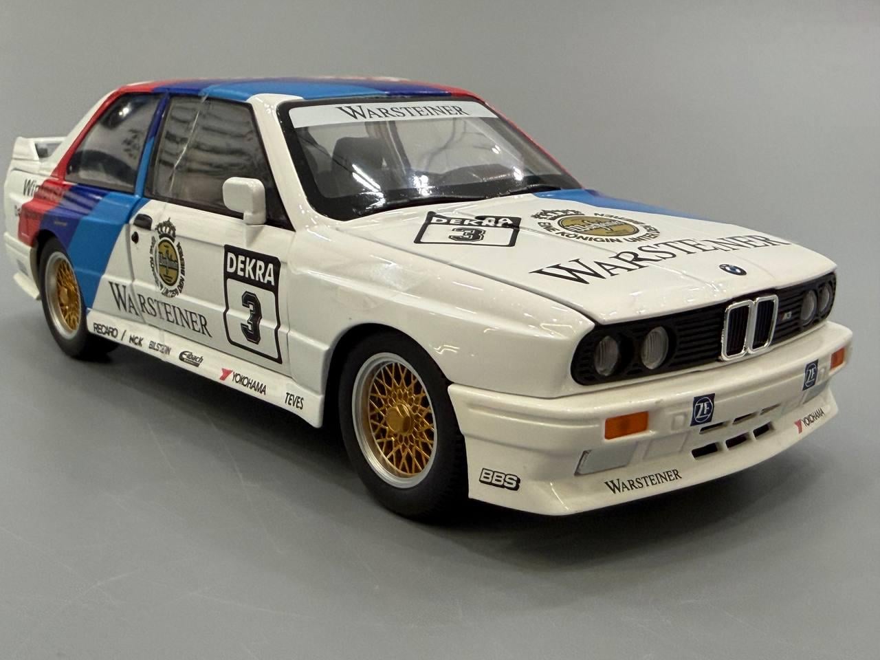 Машинка BMW M3 Авто Эксперт металлопластик 1:24 звук/свет/инерция Белый (1558-25)
