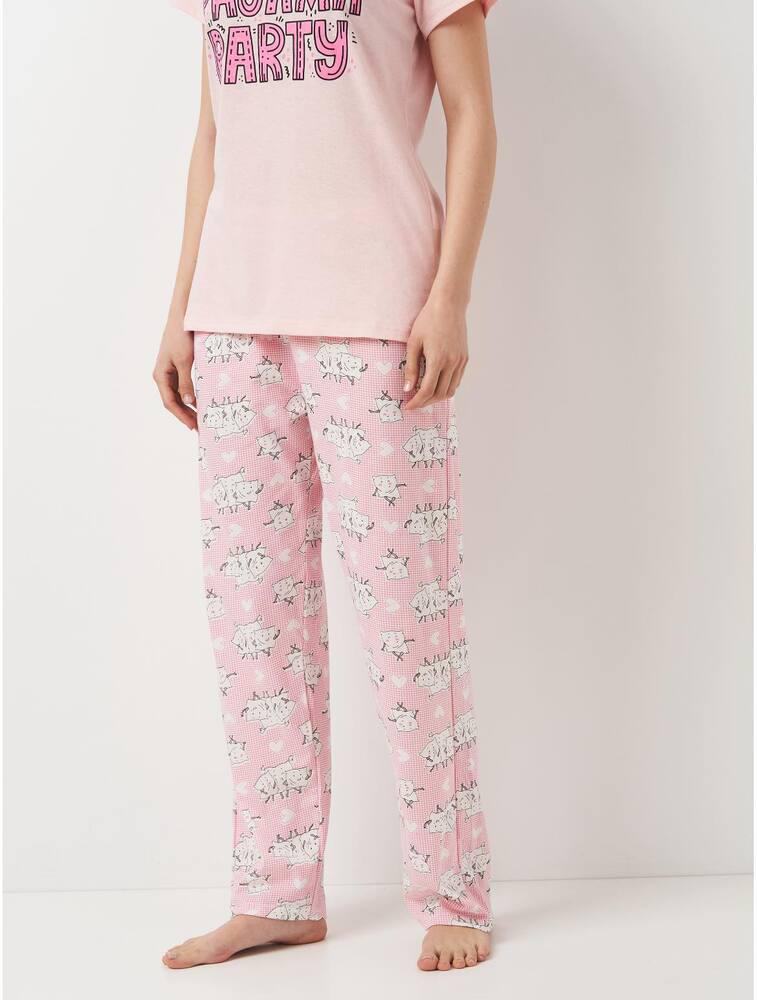 Піжама Carla Mara 3063-2416x37 жіноча L Рожевий - фото 3 Піжама Carla Mara 3063-2416x37 жіноча L Рожевий - фото 3