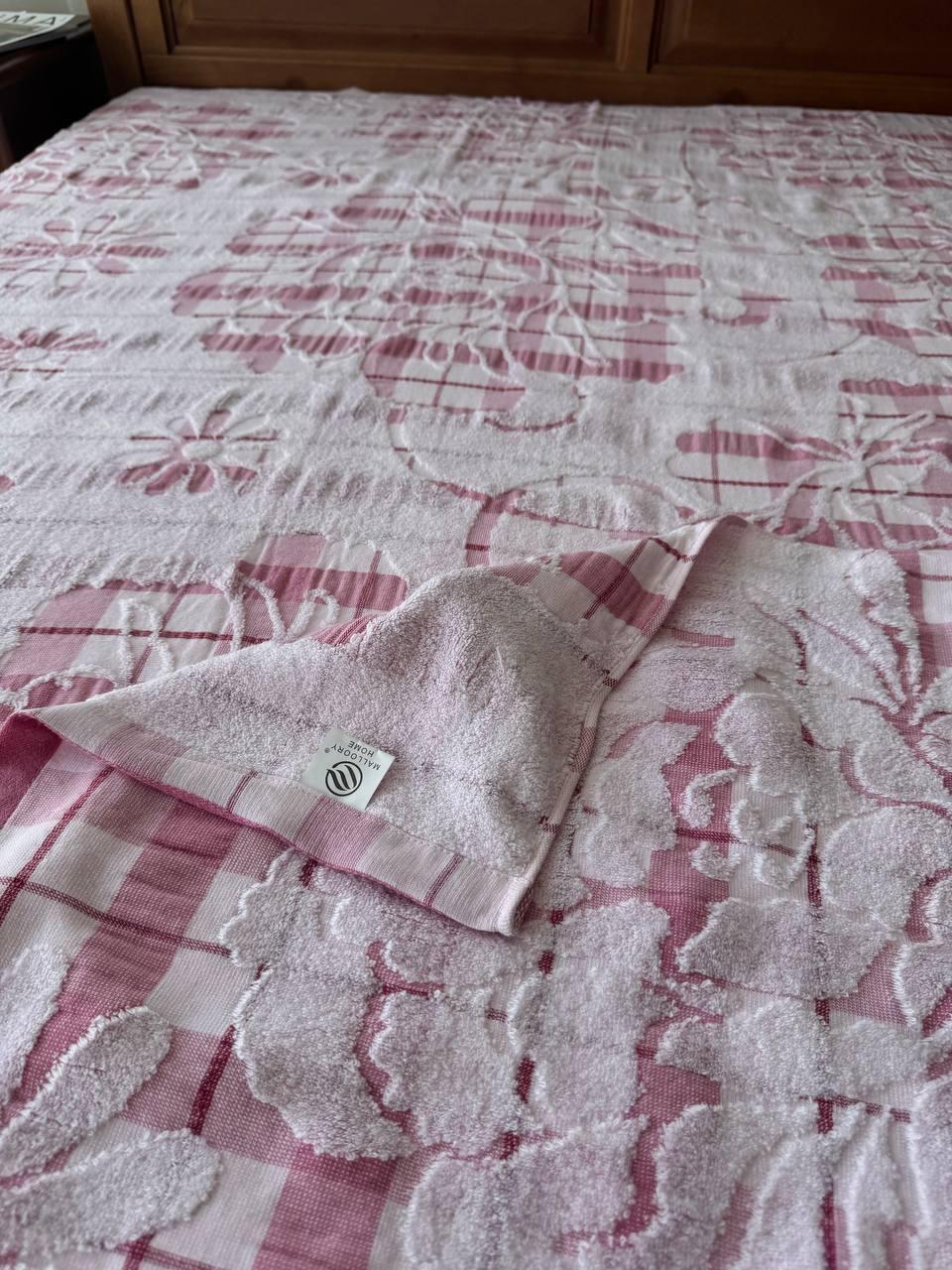 Простирадло махрове з льоном 200х150 см Рожевий (2259153957) - фото 4 Простирадло махрове з льоном 200х150 см Рожевий (2259153957) - фото 4