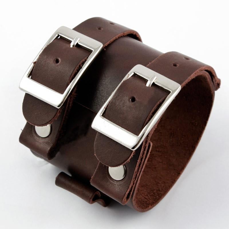 Браслет кожаный Johnny Depp на пряжке натуральная кожа 260 мм Коричневый Браслет кожаный Johnny Depp на пряжке натуральная кожа 260 мм Коричневый