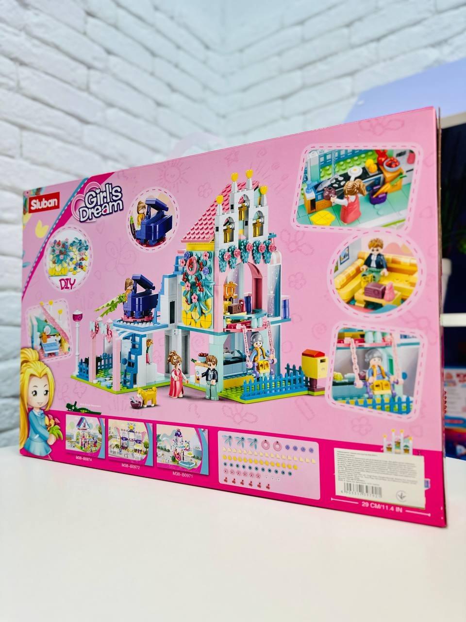 Конструктор детский блочный Строительная техника для девочки 601 деталь (2774254348) - фото 2 Конструктор детский блочный Строительная техника для девочки 601 деталь (2774254348) - фото 2