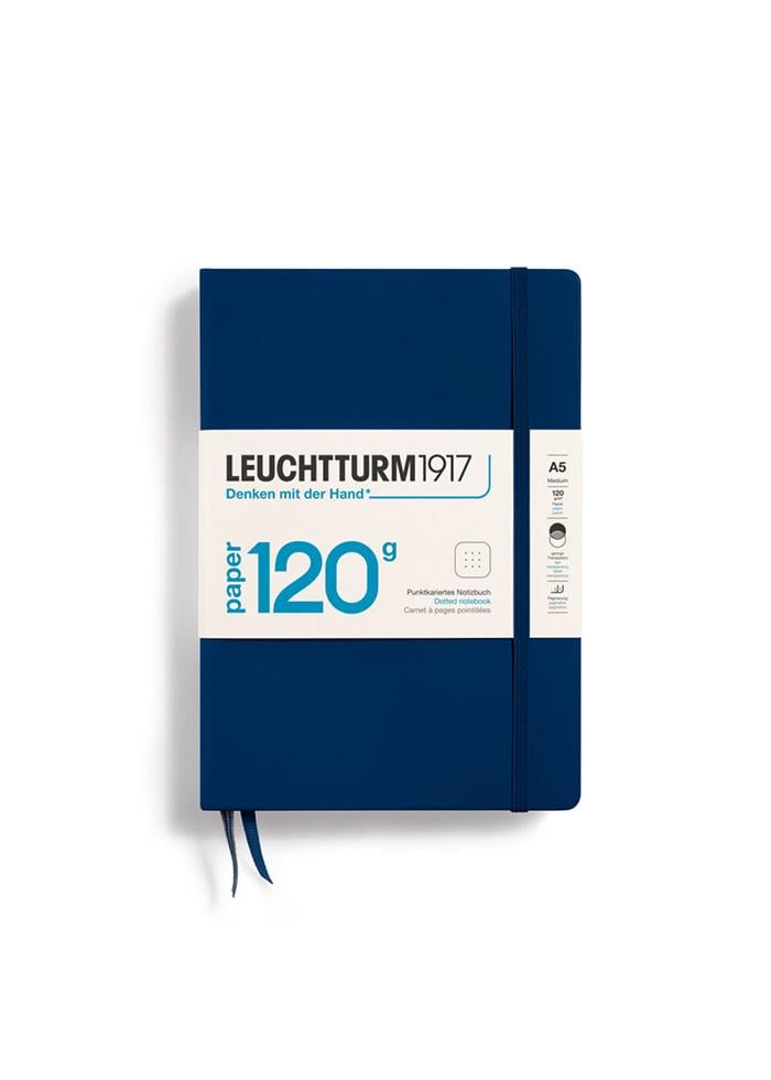 Блокнот Leuchtturm1917 120G Edition средний точка Темно-синий (372383)