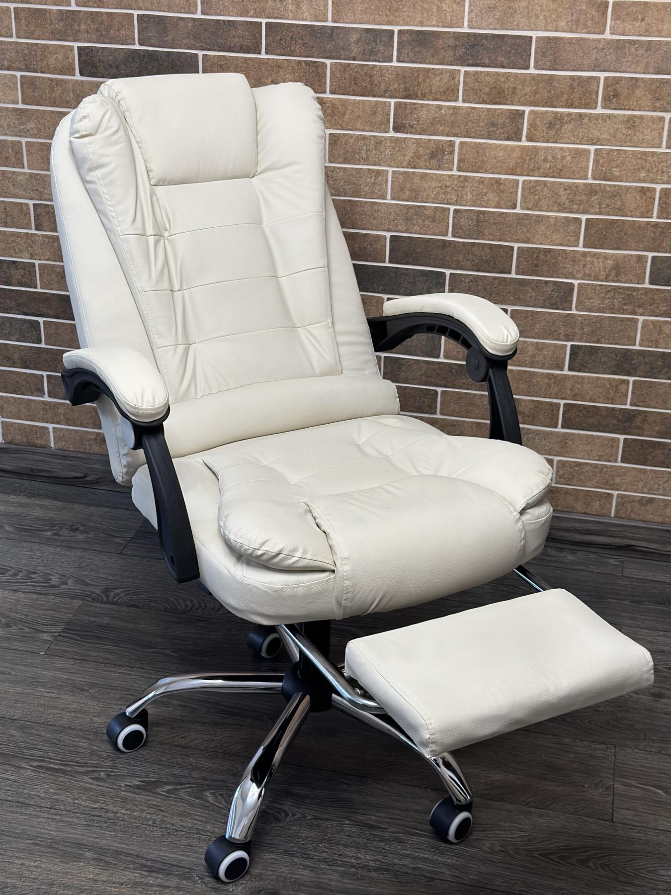 Крісло офісне BOSS KO22K Бежевий - фото 5