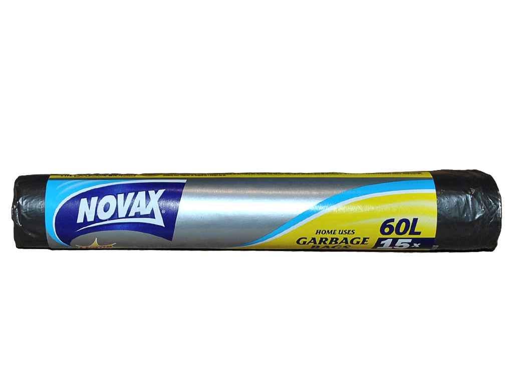 Пакети для смiття Novax 0342 60 л 15 шт. (113266)
