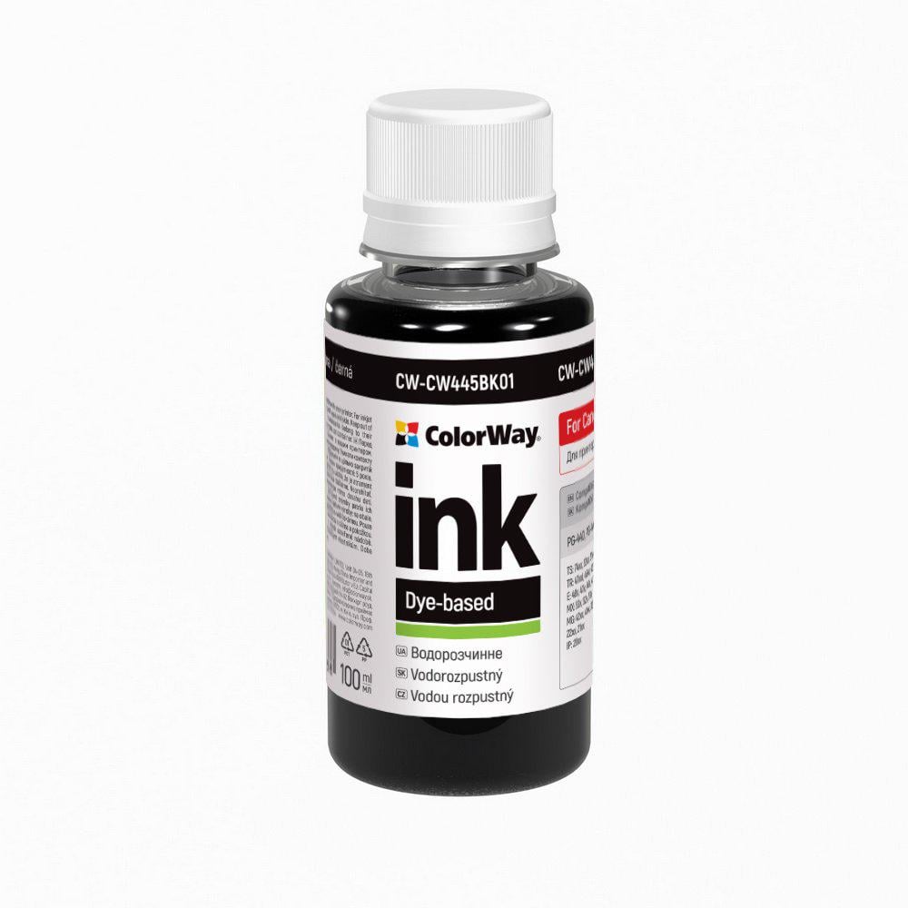 Чорнило ColorWay Canon PGI-445 100 мл Black (CW-CW445BK01) Чорнило ColorWay Canon PGI-445 100 мл Black (CW-CW445BK01)