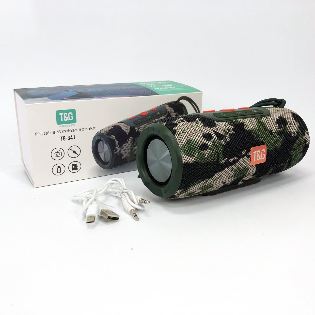 Портативна колонка Bluetooth TG341 Камуфляж (460843) - фото 7 Портативна колонка Bluetooth TG341 Камуфляж (460843) - фото 7