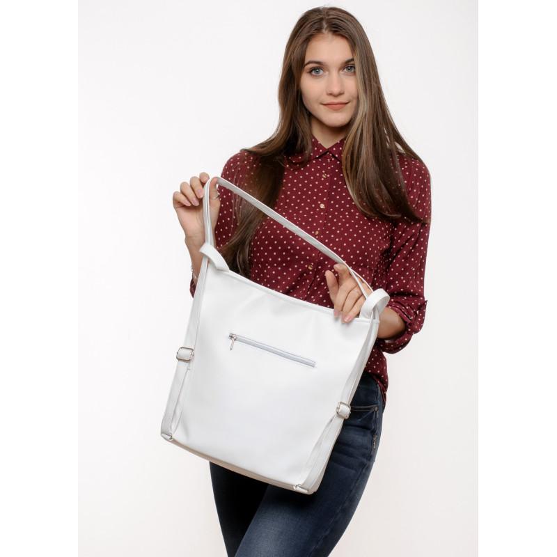Рюкзак женский Sambag Asti XKH 37x36x14 см Белый - фото 7