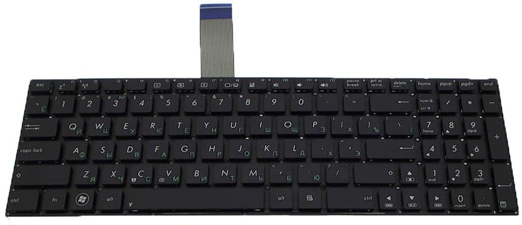 Клавиатура для ноутбука Asus K550/K550LAV матовая (0KNB0-610ARU00)