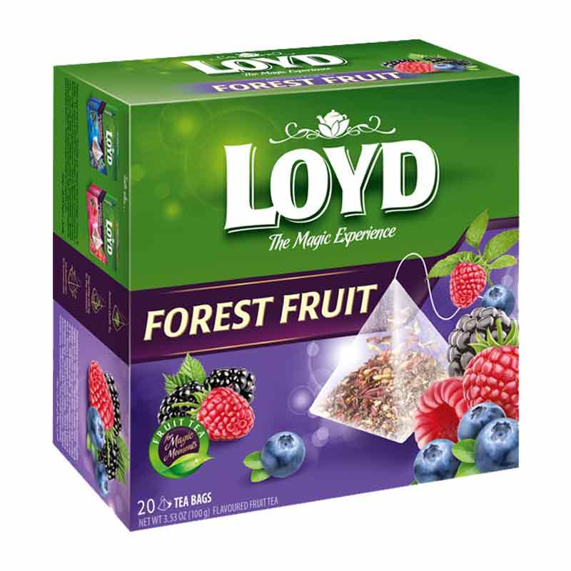 Чай в пірамідках Loyd Forest Fruit Лісові я годи 2 г х 20 шт.
